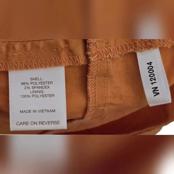 Eva Mendes by NY&Company, Size 12, Orange Strapless Dress - Picture 8 of 10